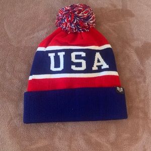 Classic long beanies for winter USA Flag America